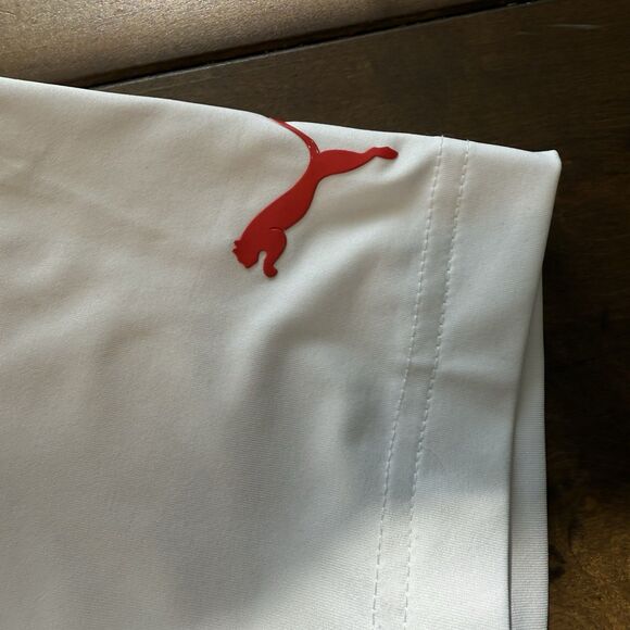 PUMA GOLF Mens Highlight Stripe Performance Fit Polo Medium - Picture 3 of 9